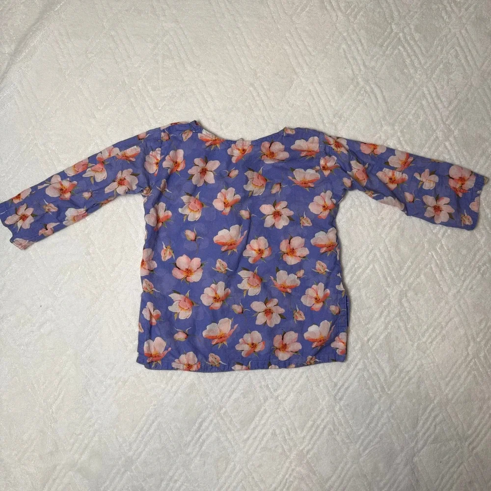 Boho Cottage Girls 3pc Lot Approx Sz 8 Floral Dresses Blouse Unbranded